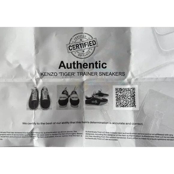 Kenzo Move Sneakers Red and Pink Retro Style with Tiger Patch Womens Size 38 - Picture 9 of 9